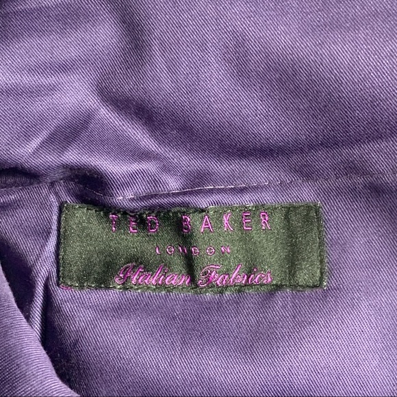 TED BAKER LONDON Jay 100% Wool Plaid  Men's Trousers - Picture 8 of 14